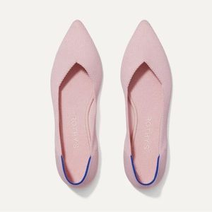 Rothy’s Petal Pink Point Flats 9.5